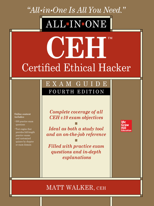 Title details for CEH Certified Ethical Hacker All-in-One Exam Guide by Matt Walker - Available